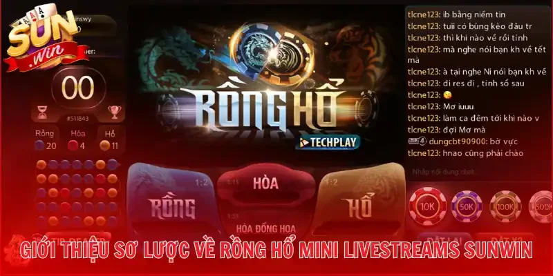 Giới thiệu sơ lược về Rồng Hổ Mini Livestreams Sunwin