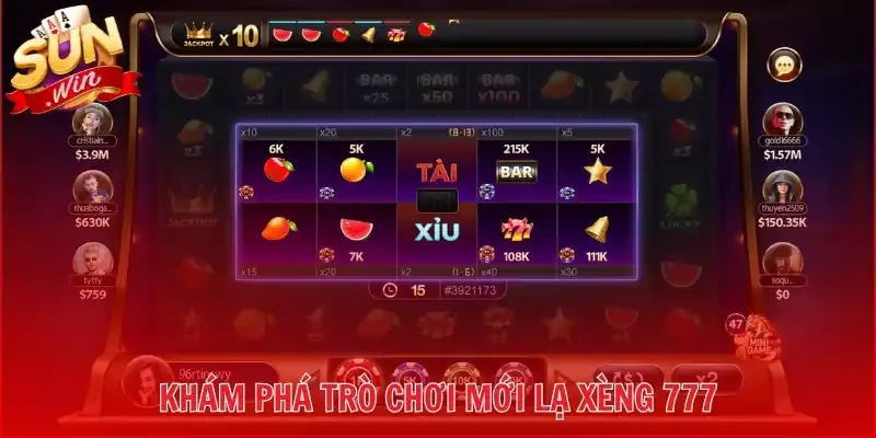 Khám phá trò chơi mới lạ xèng 777