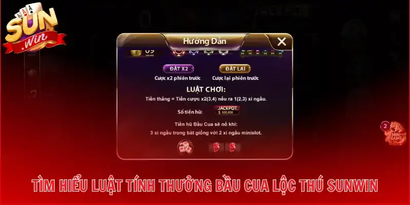 Tìm hiểu luật tính thưởng Bầu Cua Lộc Thú Sunwin