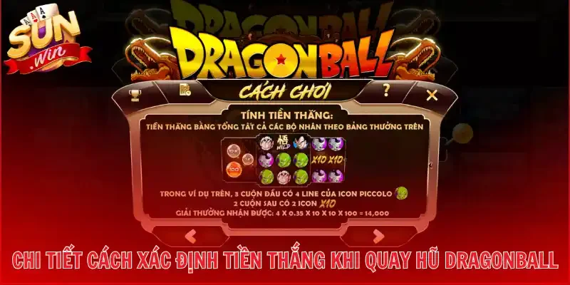 Chi tiết cách xác định tiền thắng khi quay hũ Dragonball