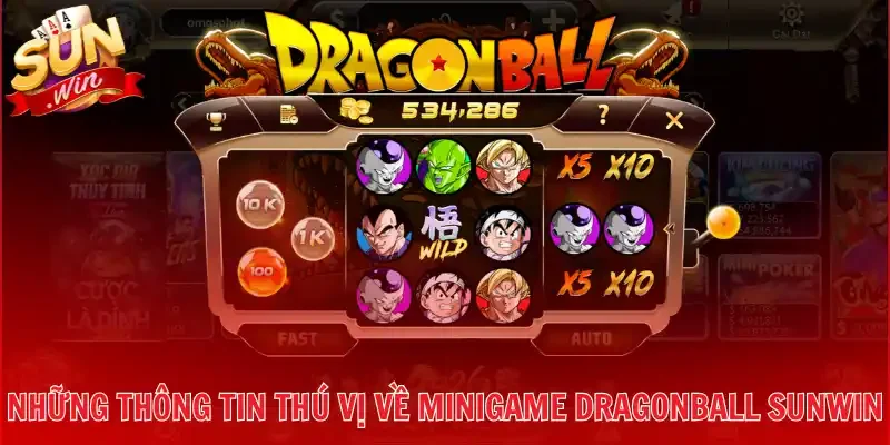 Những thông tin thú vị về minigame Dragonball Sunwin